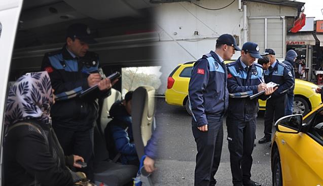 Toplu taşıma araçlarına Denetim…