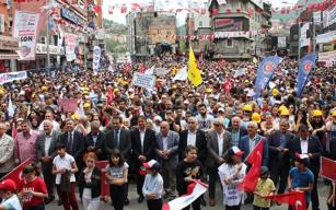 Emeğin başkentinde coşkulu 1 MAYIS...