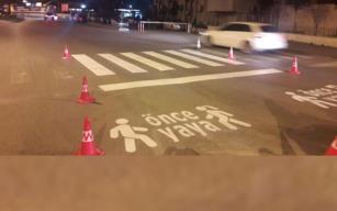 Trafik ve yaya güvenliği için çalışma başladı