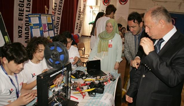 Gençler öğreniyor, üretiyor…