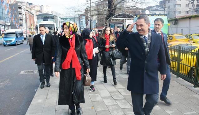 Başkan Üretici Pazarında....