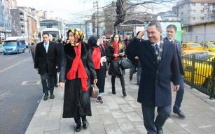 Başkan Üretici Pazarında....