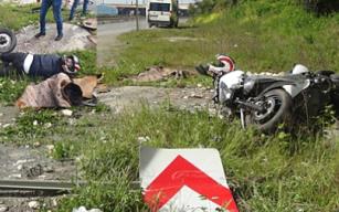 Alkollü girdiği virajı alamadı…