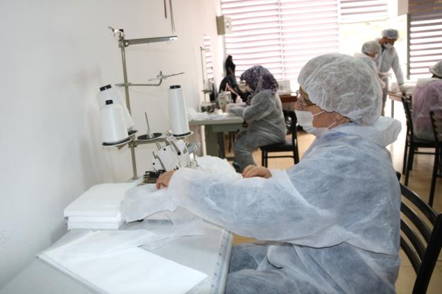 KDZ. EREĞLİ BELEDİYESİ MASKE ÜRETİYOR