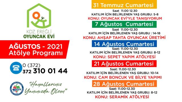 OYUNCAK EVİ’NDE ATÖLYE ÇALIŞMALARI BAŞLIYOR