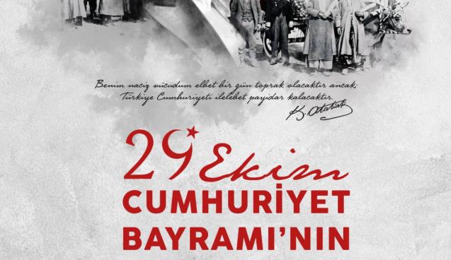 BAŞKAN POSBIYIK, CUMHURİYET BAYRAMI’NI KUTLADI