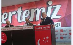 Saadet yerelde olacak..