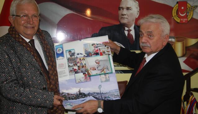 Halil Posbıyık Ereğli Gazeteciler Derneği'ni ziyaret etti.