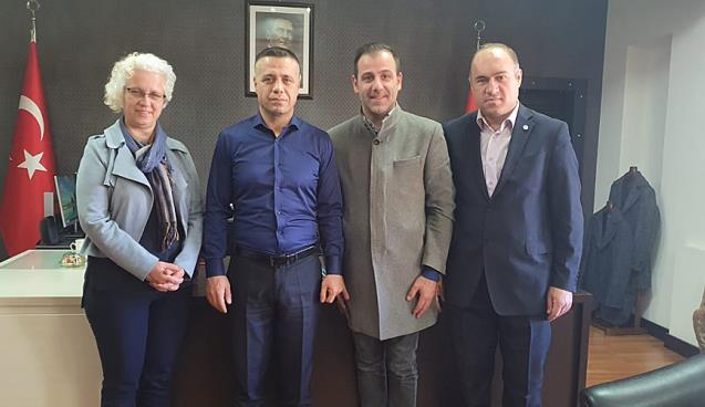 MÜFTÜOĞLU VE EKİBİ ÇELİK'İ ZİYARET ETTİ...