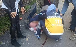 Yaşlı kadın kamyonetin altında kaldı…