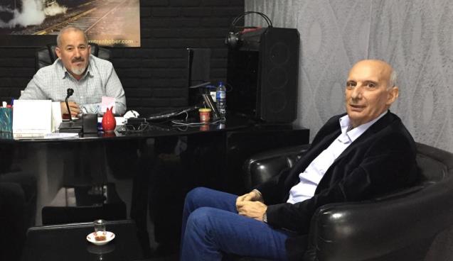 Aydın Güngör Kara Tren'i ziyaret etti.