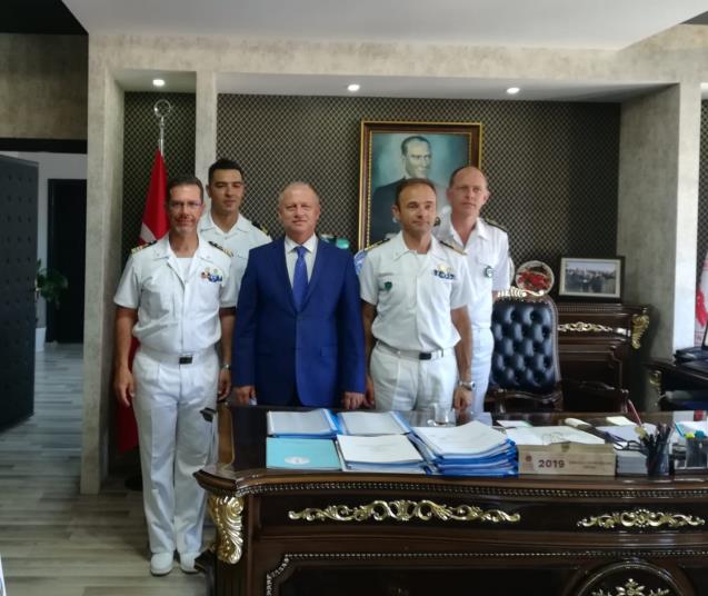 NATO Görev Gemileri Heyetinden Ziyaretler…