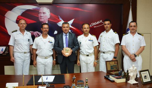 NATO GÖREV GEMİLERİ HEYETİNDEN ZİYARET