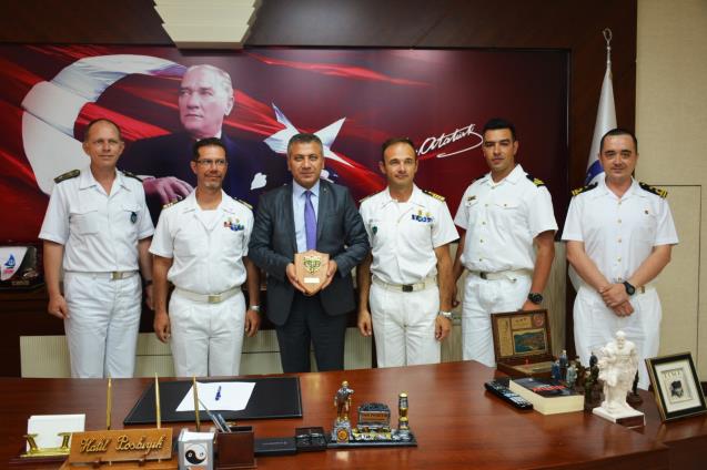 NATO GÖREV GEMİLERİ HEYETİNDEN ZİYARET