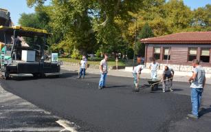 POSBIYIK ASFALT ÇALIŞMALARINI DENETLEDİ