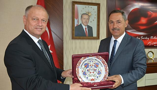 Kaymakamdan Başkan Uysal’a ziyaret…