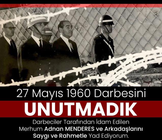 Demirtaş'tan 27 Mayıs Darbe Mesajj