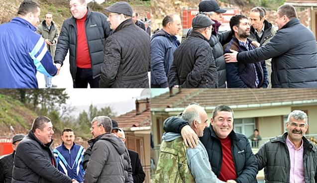 Başkan Tekin’e sevgi seli…