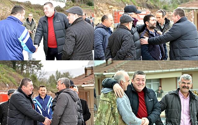 Başkan Tekin’e sevgi seli…