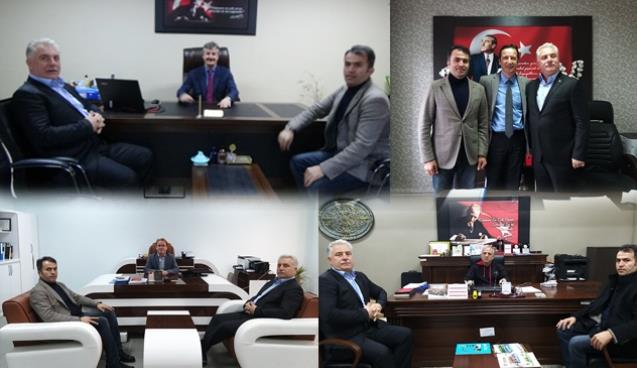 Okulları ziyaret ettiler…