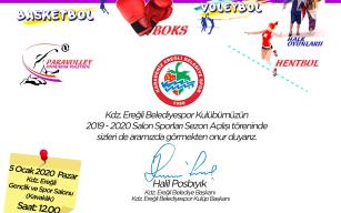KDZ. EREĞLİ BELEDİYESPOR  SALON SPORLARINDA SEZON AÇILIŞI