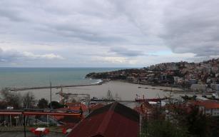 Zonguldak Limanı sarıya boyandı