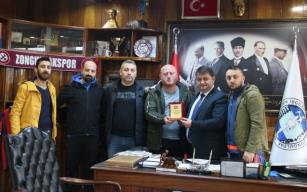 Taraftarlardan Teşekkür Plaketi!