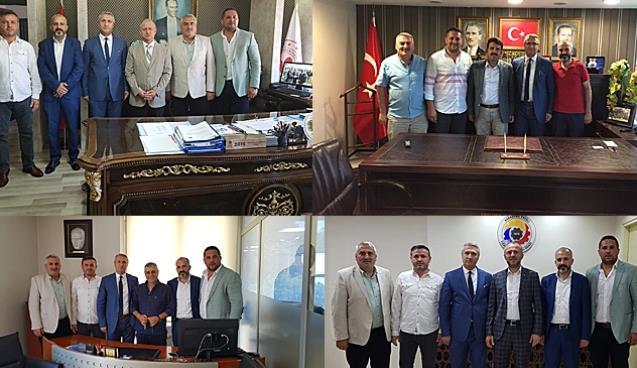 Yeni yönetim ziyaretlere başladı...