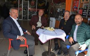 Polat Türkmen’den esnaf ziyaretleri...