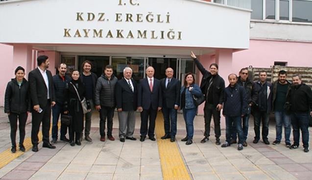 Çorumluoğlu, eski binada son basın toplantısını yaptı...