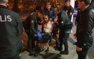 alkollü sürücünün çarptığı trafik polisi yaralandı