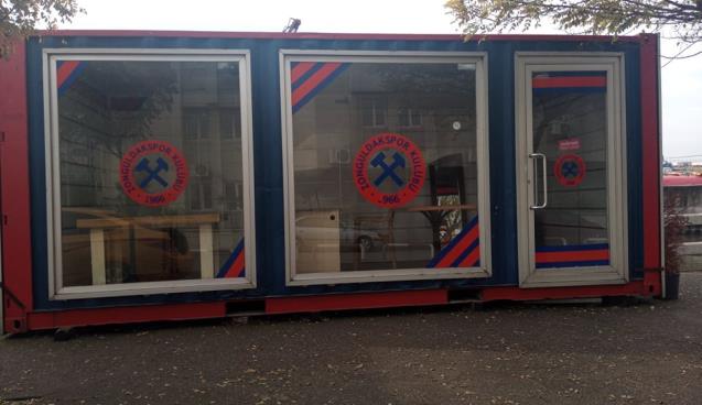 Zonguldak Kömürspor mağazası kapatıldı