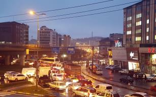 Kdz. Ereğli’de birçok caddede trafik kilitlendi