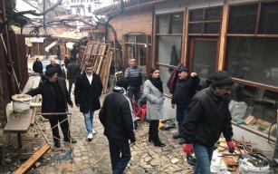 Tarihi kentte restorasyon çalışmaları devam ediyor