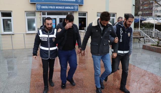 Karadeniz Ereğli’de izinsiz olarak Türk Telekom hatlarına 