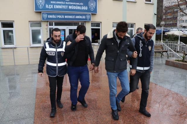 Karadeniz Ereğli’de izinsiz olarak Türk Telekom hatlarına