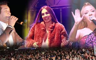 Gençler, gençlik konseri ile coştu…