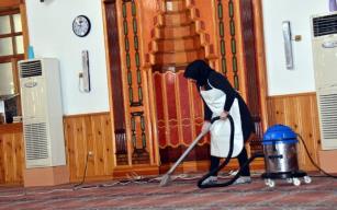 Ramazan ayı öncesi camiler temizleniyor…