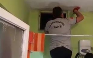 Havalandırma boşluğuna düşmüştü!..