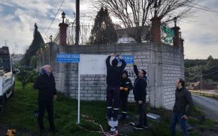 Magandalar kırıyor. Belediye yapıyor...