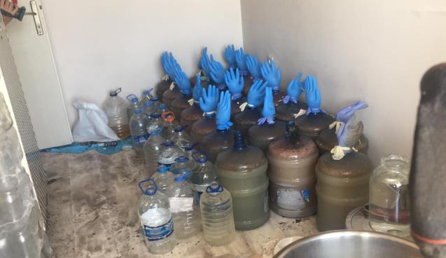 Bartın’da kaçak içki imalathanesinde patlama