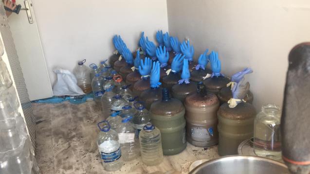 Bartın’da kaçak içki imalathanesinde patlama