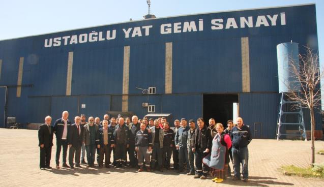 Tersanelerini ziyaret etti.