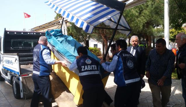 EREĞLİ SAHİLİ, SEYYAR İŞGALİNDEN TEMİZLENDİ