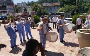 Güreşler için Ereğli’ye geldiler…