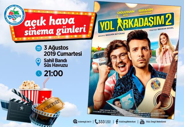 AÇIK HAVA SİNEMA GÜNLERİ BAŞLIYOR