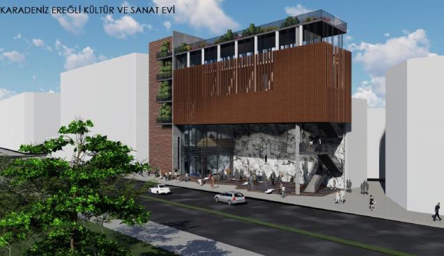 PROJE TAMAMLANDI5 KATLI BİNA KÜLTÜREL BULUŞMA NOKTASI OLACAK