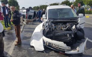  Biri pert oldu, diğeri takla attı…