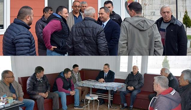 Başkan Uysal, taksici esnafıyla görüştü!