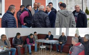 Başkan Uysal, taksici esnafıyla görüştü!